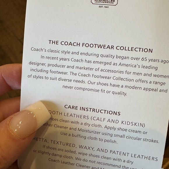 Coach leatherware est 1941 - Picture 3 of 6